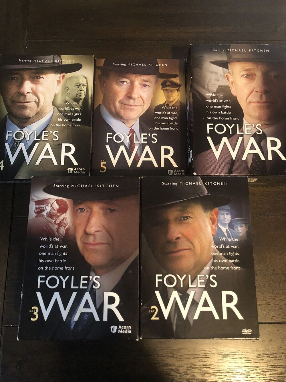 Foyle's War Sets 1 thru 5 DVD UK Broadcast Editions 19 Discs